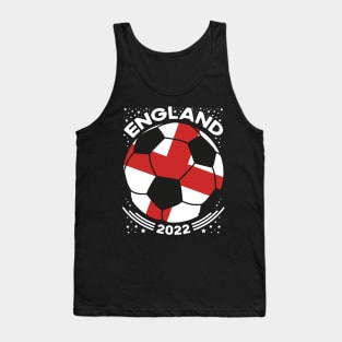 England Flag Soccer Football Team Tank Top